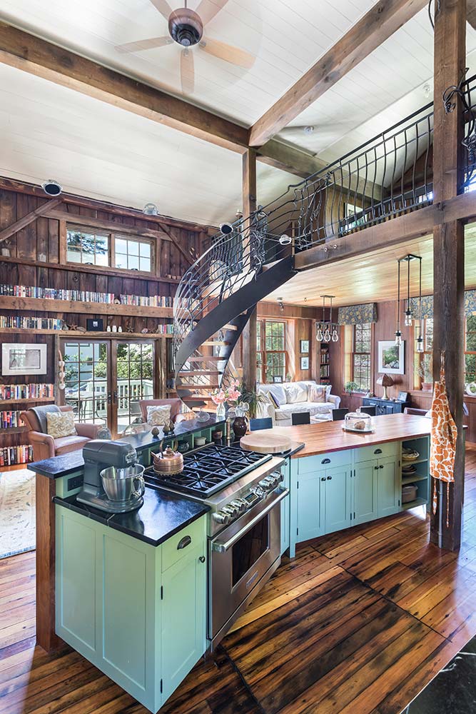 Photograph of a barn conversion into an accessory dwelling unit completed by Integrity Development & Construction in Amherst, MA.